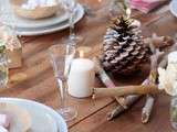 Inspiration : décoration de table de Noël