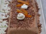 Semifreddo au chocolat praliné et clémentines confites