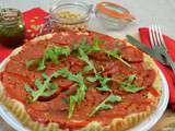 Tarte tatin aux tomates confites