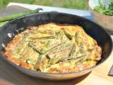 Frittata aux asperges vertes