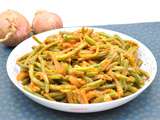 Haricots verts sauce arrabbiata