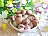 Mini macarons et meringuettes chocolat