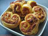 Palmiers tomates et lard