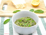 Pesto menthe noisettes