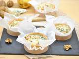 Quiches poires Roquefort