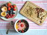 Smoothie bowl banane et fruits rouges - Bataille Food #57