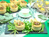 Vol-au-vent cèpes lardons