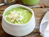 Gaspacho Vert au Yogourt et Basilic