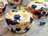 Muffins aux Bleuets et Citron