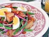 Salade de Pommes de Terre, Haricots Verts et Bacon