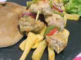 Brochettes de poulet