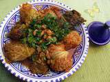 Chou Farcie en sauce Rouge ( dolma krumbit)