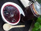 Confiture de prunes rouge