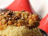 Couscous Tefaya , Recette de couscous marocain