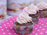 Cupcakes chocolat framboise