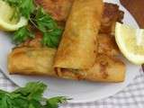 Entrée facile pour ramadan , Bourek au poulet et légumes,