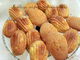 Madeleines parfumées à l'amande amère