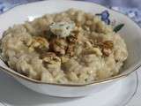 Risotto poire, roquefort & noix