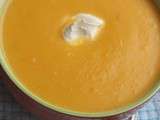 Soupe de potimarron au mascarpone