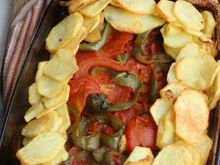 Tajine de kefta aux poivrons au four / Recette facile économique pour Ramadan