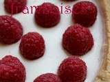 Tarte aux framboises , Recette facile et rapide