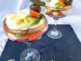 Tiramisu de légumes /Recettes de verrines salés