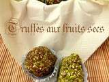 Truffes aux fruits secs