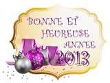 Bonne annee 2013