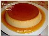 Flan au lait Concentré (Neslet)