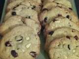 Cookies cranberries et chocolat blanc