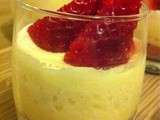 Verrine Tiramisu aux fraises