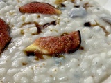 Risotto au gorgonzola et aux figues