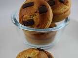 Muffins bananes et chunks de chocolat