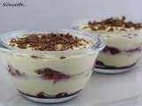 Tiramisu chocolat blanc et fruits rouges