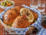 Petit pain farci à la chakchouka et viande