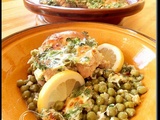 Tajine jelbana == Ragout de petits pois