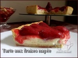 Tarte aux fraises napée