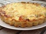 Quiche saumon champignons courgettes