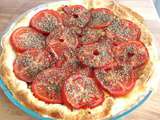 Tarte au thon et tomate