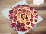 Tarte légère sans pâte au fromage blanc et aux Fraises de Carpentras