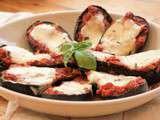 Aubergines, sauce tomate et mozzarella