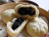 Baozi aux sésames noirs 黑芝麻包 hēizhīma bāo