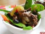 Boeuf sauté au soja noir fermenté (DouChi) 豆豉牛柳 dòuchǐ niúliǔ