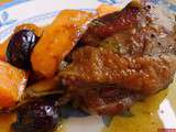 Cuisses de canard mijotées avec patate douce et jujube 红薯花雕鸭 hóngshǔ huādiāo yā