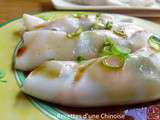 Dim sum : Cheung Fun aux crevettes 肠粉 chángfěn