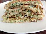 Galettes de pois chiche aux courgettes