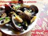 J16 - Palourdes sautées aux piments et Dou Chi 豉椒炒蛤蜊 chǐjiāo chǎo hǎli