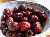 Jujubes confits 蜜红枣 mì hóngzǎo