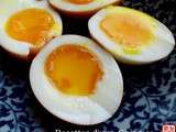 Oeuf mollet ivre au vin jaune de Shaoxing 溏心花雕醉蛋 tángxīn huādiāo zuìdàn