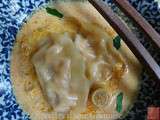 Raviolis aux crevettes, sauce Rendang au lait de coco